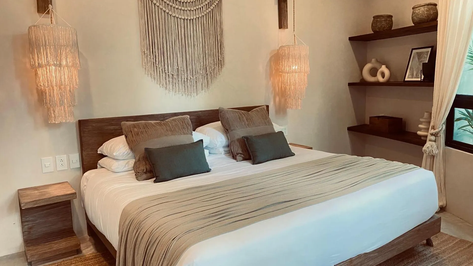 Boho Jungle Villa -Pvt Pool -Concierge-Hammock 7B Тулум Мексика